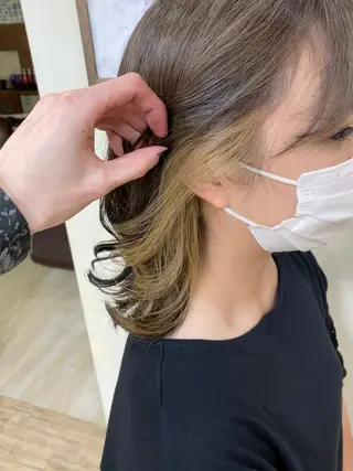 カラー SALOWIN栄 高須大貴のヘアスタイル