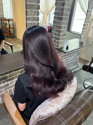 セミロング 🧸顔周りカット /透明感🎀のヘアスタイル