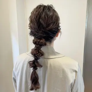 ロング ヘアアレンジ サソウ ユリエ🥥のヘアスタイル