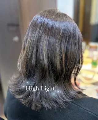 ミディアム カラー ⭐️似合わせアップ ⭐️並木奏絵のヘアスタイル