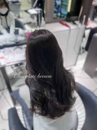 ロング レイヤー×艶髪🤎. 𝜗𝜚hitomiのヘアスタイル