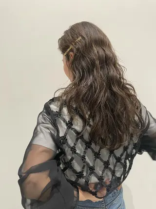 ロング カラー 狩野 羅夢のヘアスタイル