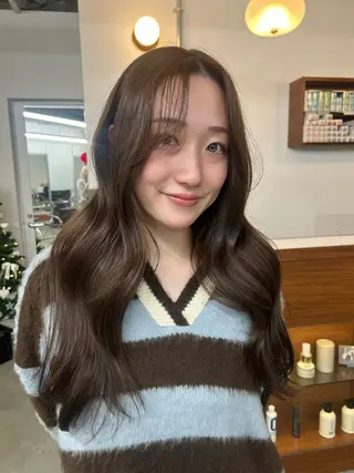 ロング カラー 大阪梅田/ イマムラミヅキのヘアスタイル