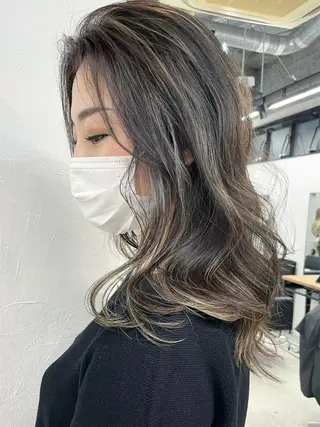 ミディアム カラー 北間 寛哉のヘアスタイル