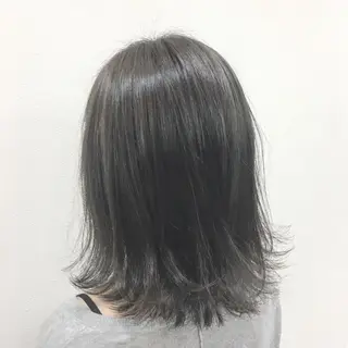 ミディアム カラー ノンダメージ髪質改善 カラー💎/KURAのヘアスタイル