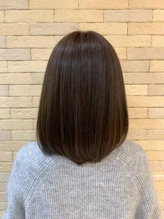 ミディアム カラー 艶髪レイヤー上田 紗也🇰🇷💗のヘアスタイル