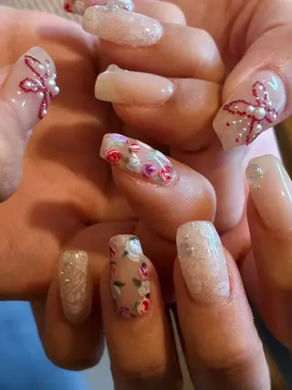 ネイル rina🎀 ご新規様受付中🌷のネイルデザイン