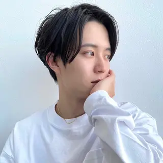 メンズ ヘアアレンジ/柔らか 艶カラー/AKARIのヘアスタイル