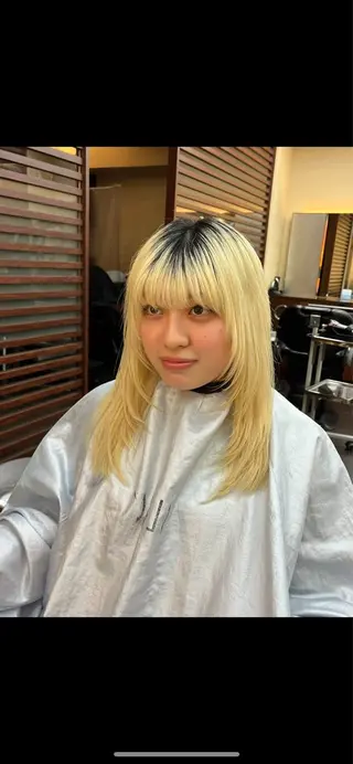 ロング カラー 上野 瑞貴のヘアスタイル