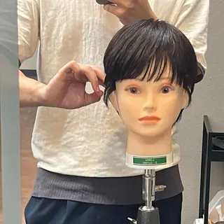 ショート カラー パーマ/透明感カラー 元町🌱takutoのヘアスタイル