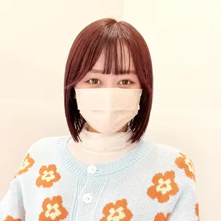 ショート カラー 🩵ブリーチカラー 🐈MIORI🩵のヘアスタイル