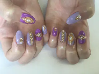 ネイル 💎🐰 saki. m 🐰💎のネイルデザイン