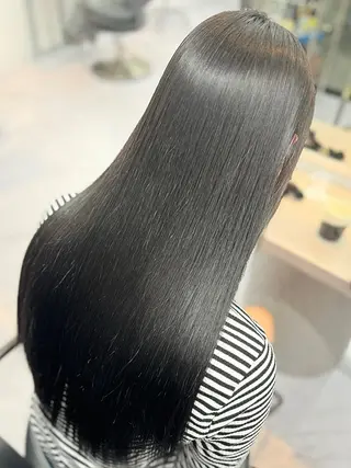 セミロング 野口聖矢/縮毛矯正 髪質改善/ViVIEのヘアスタイル