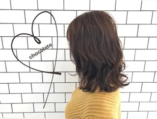 ミディアム カラー お洒落パーマ/ 艶カラー/michiのヘアスタイル