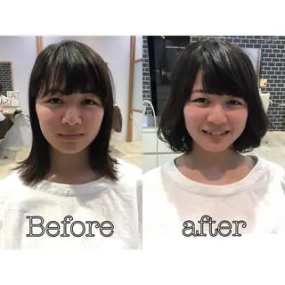 ショート 中村 美穂のヘアスタイル