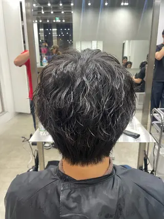 パーマ メンズ fifth天神 パーマ特化/石橋航海のヘアスタイル