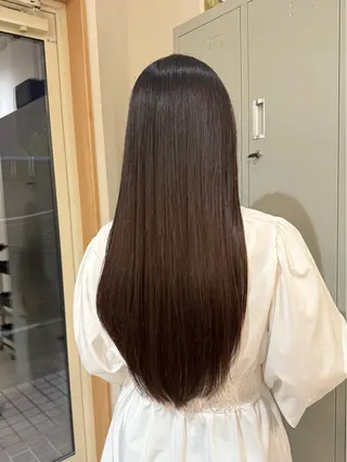 ロング 透明感カラー🫧 🍒久留米美容室のヘアスタイル