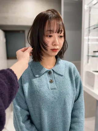 sena⌇ベージュ⌇ ブリーチなしWカラーのヘアスタイル