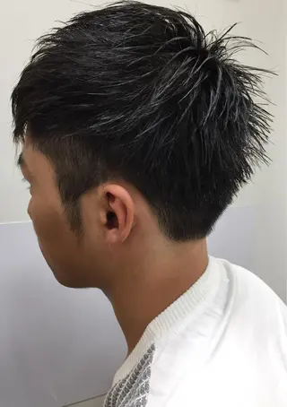 ショート メンズ 髪質改善 LIME 長野駅のヘアスタイル