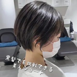 ショート ✨圧倒的満足度◎ 小顔美人ショート✨佃のヘアスタイル
