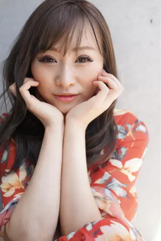 セミロング カラー 岡元 朗弘のヘアスタイル