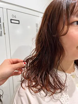 セミロング カラー 【メンズ縮毛矯正/ Ryoka】のヘアスタイル