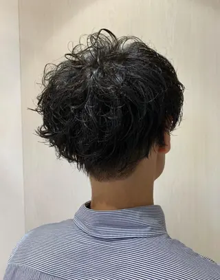 パーマ メンズ 赤澤 海斗のヘアスタイル