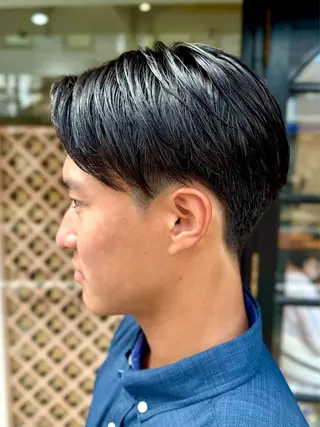 ショート カラー パーマ メンズ 🎸下北沢メンズ 人気◎🎸工藤達哉のヘアスタイル