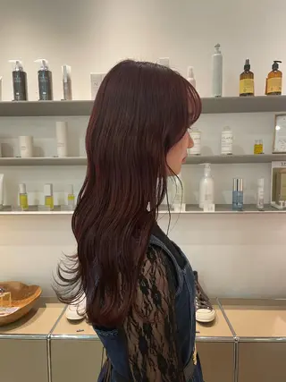 ロング カラー HITOMI 福岡パーマのヘアスタイル
