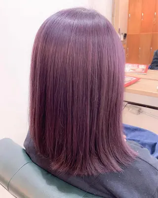 ミディアム カラー BOX mico.のヘアスタイル