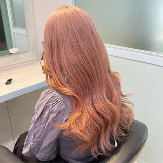 セミロング カラー 【美髪矯正/絹髪】 🎀hinano🎀のヘアスタイル