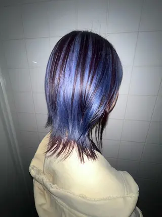 ミディアム 💥ウルフカット デザインあんな💥のヘアスタイル