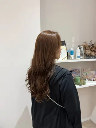 ロング カラー RosierBlue 工藤のヘアスタイル