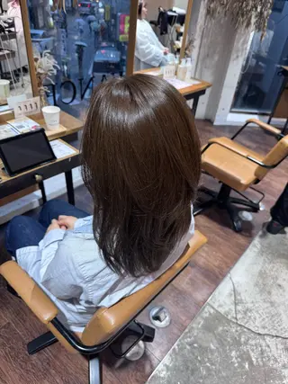 ミディアム カラー AVANCE.ens 広島袋町店ayuのヘアスタイル