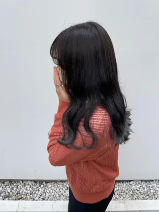 ロング カラー Rinka/梅田/ 透け感カラー🤎のヘアスタイル