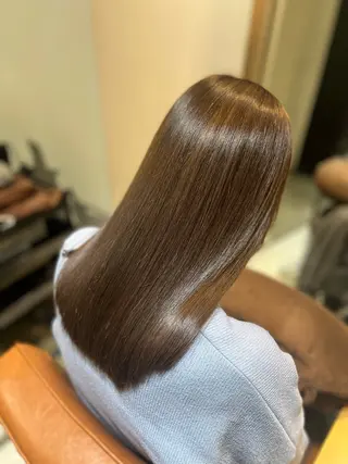 ロング カラー パーソナル診断 髪質改善TRのヘアスタイル