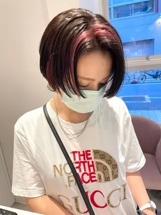 ショート カラーモデル募集中 美容室ハピスのヘアスタイル
