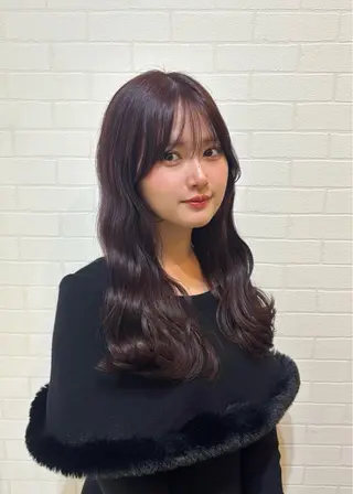 ロング カラー 韓国風⭐️くびれヘア 🍀高津かえでのヘアスタイル