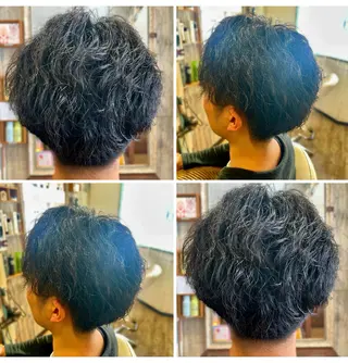 ショート パーマ メンズサロンテラス所属・テラス 佐藤のヘアスタイル