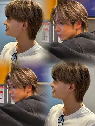 メンズ メンズパーマ/ メッシュ📍ﾕﾘのヘアスタイル