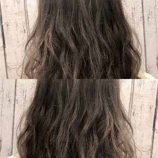 ロング カラー ヘアアレンジ 美容室sand 横浜のヘアスタイル