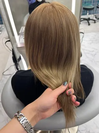 ミディアム Yurina 💖透明感カラー💖のヘアスタイル