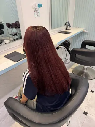 カラー 🇰🇷韓流暖色ヘア 🍒saaya🍒のヘアスタイル