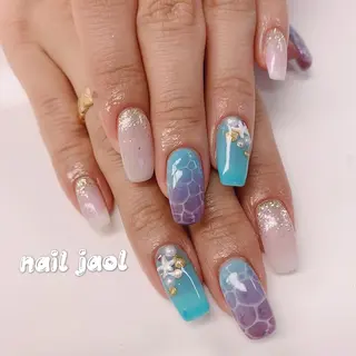 ロング ネイルJaol 池袋のネイルデザイン