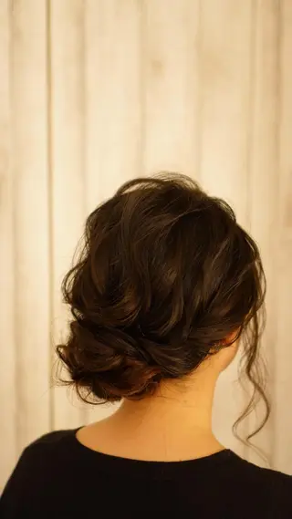 ミディアム カラー ヘアアレンジ hair make  Lucciのヘアスタイル