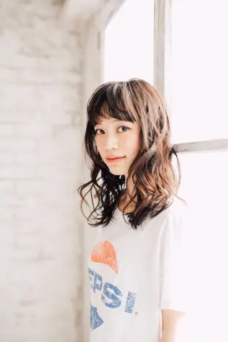 セミロング 【大人髪】men's パーマ/潤艶髪のヘアスタイル