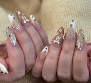 ネイル By moonネイル 🌷ワンホン/韓国風のネイルデザイン