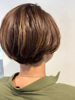 ショート 元重 宣博のヘアスタイル
