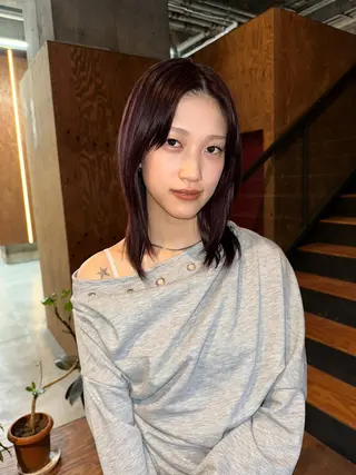 ミディアム カラー 【sica】 nanaのヘアスタイル