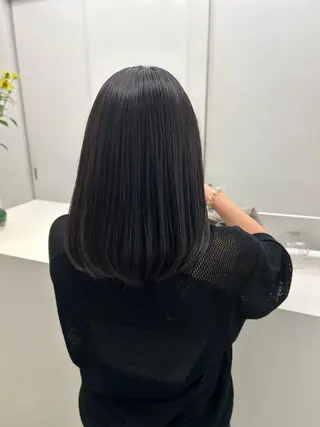 ミディアム 森山 愛有菜のヘアスタイル